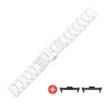 Xiaomi Redmi Watch fehér kerámia óraszíj fekete adapter 1