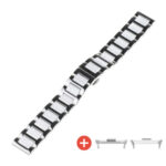 Xiaomi Redmi Watch rozsdamentes acél-kerámia óraszíj ezüst-fehér ezüst adapter 1