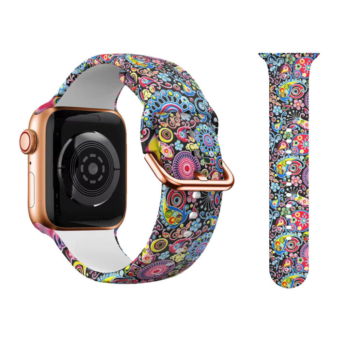 Apple Watch szilikon szíj absztrakt mintás 1