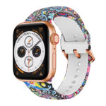 Apple Watch szilikon szíj absztrakt mintás 2