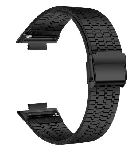 Xiaomi Redmi Watch 4 rozsdamentes acél óraszíj fekete 1