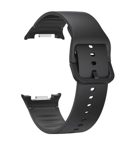 Samsung Galaxy Watch 8 bújtatós szilikon szíj fekete 1