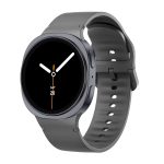 Samsung Galaxy Watch 8 bújtatós szilikon szíj grafitszürke 2