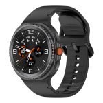 Samsung Galaxy Watch 8 Classic bújtatós szilikon szíj fekete 2