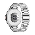 Samsung Galaxy Watch 8 Classic ívelt láncszemes titánium óraszíj ezüst 3