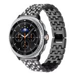 Samsung Galaxy Watch 8 Classic strasszkő díszítésű fém szíj fekete 2