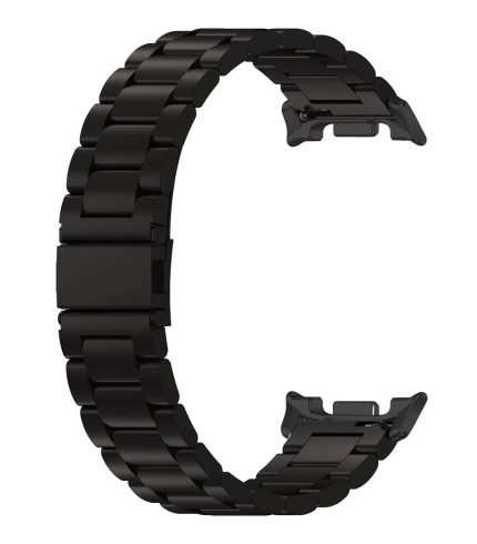 Samsung Galaxy Watch 8 ívelt láncszemes titánium óraszíj fekete 1