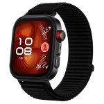 Huawei Watch Fit 4 Pro eredeti stílusú nylon szíj fekete 2