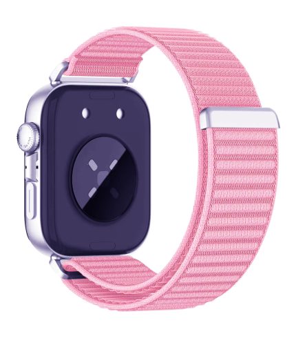 Huawei Watch Fit 4 Pro eredeti stílusú nylon szíj rózsaszín 1