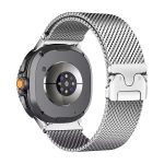 Samsung Galaxy Watch 8 Classic milánói fém óraszíj ejtőernyős csatos ezüst 2