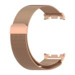 Samsung Galaxy Watch 8 ívelt milánói fém óraszíj rózsaarany 1