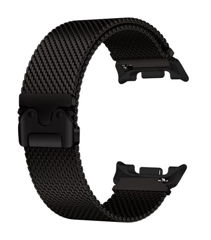 Samsung Galaxy Watch 8 milánói fém óraszíj ejtőernyős csatos fekete 1