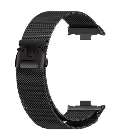 Xiaomi Redmi Watch 4 milánói fém óraszíj ejtőernyős csatos fekete 1