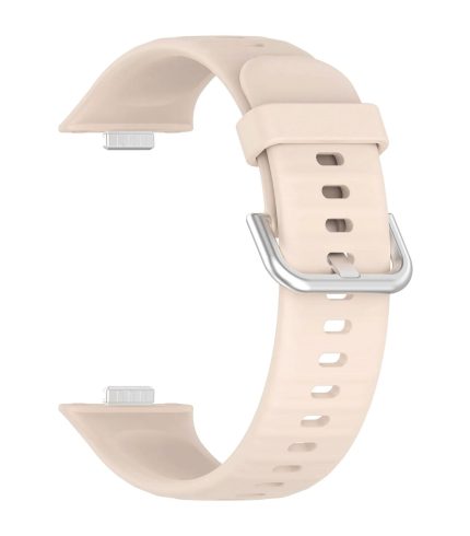 Huawei Watch Fit 3 eredeti stílusú szilikon szíj púder 3