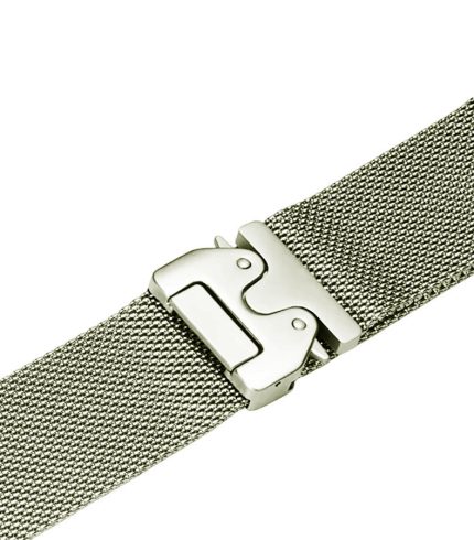 Univerzális milánói fém óraszíj ejtőernyős csatos titán 1