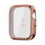 Huawei Watch Fit 4 okosóra kijelzővédős rózsaarany szilikon tok 2 db