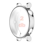 Huawei Watch GT 4 41 mm kijelzővédős ezüst szilikon tok 2 db
