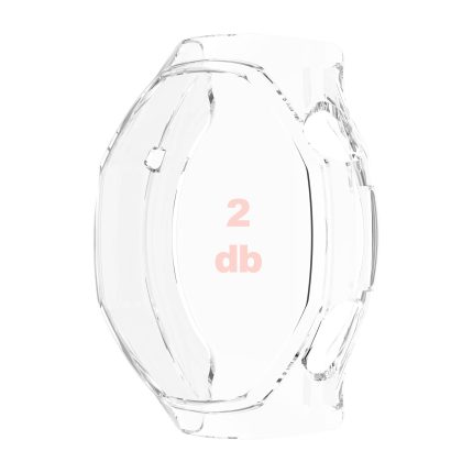 Huawei Watch GT 6 Pro 46 mm kijelzővédős átlátszó szilikon tok 2 db