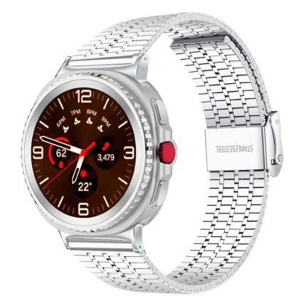 Samsung Galaxy Watch 8 Classic rozsdamentes acél óraszíj ezüst 2