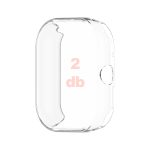 Xiaomi Redmi Watch 4 kijelzővédős átlátszó szilikon tok 2 db