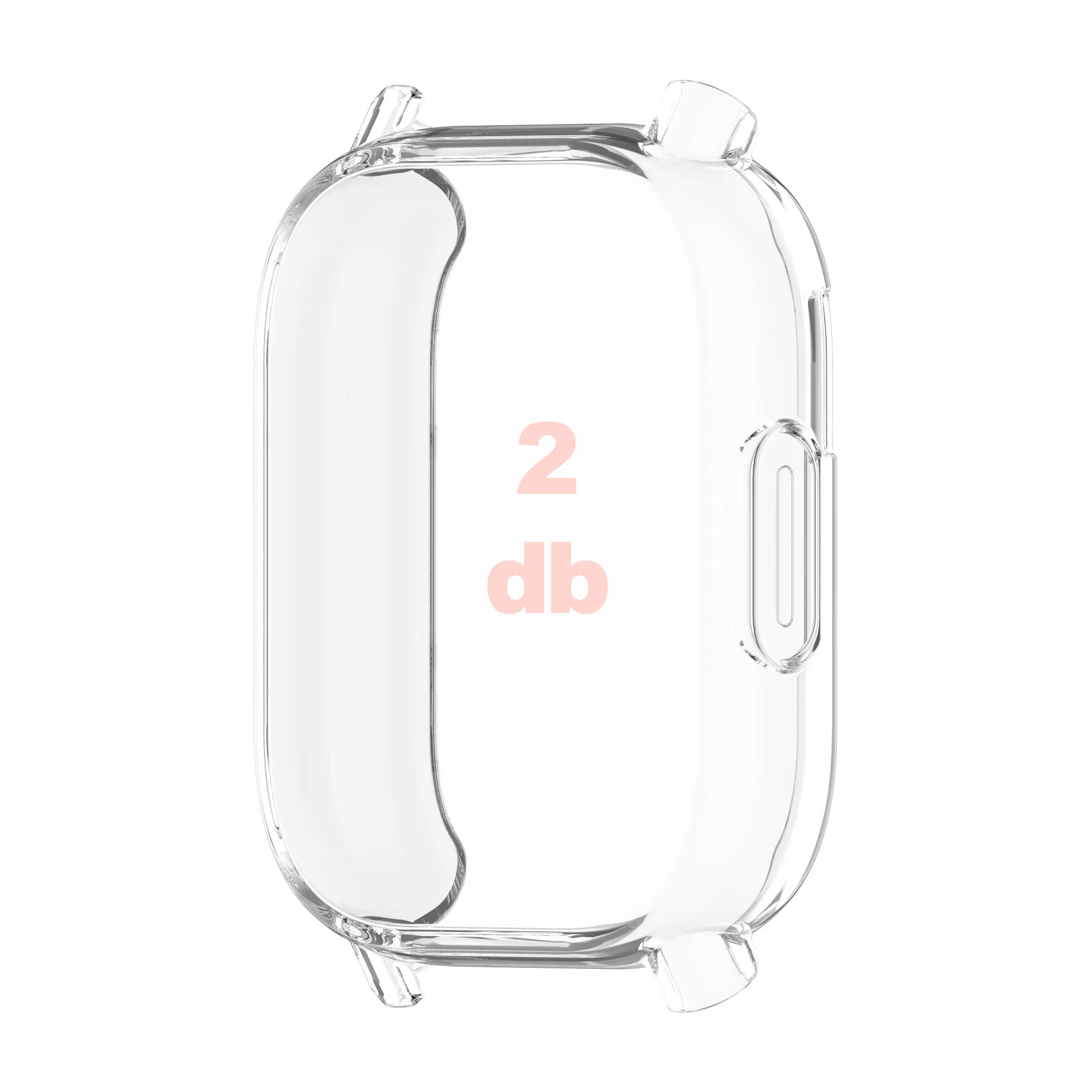 Xiaomi Redmi Watch 5 Active kijelzővédős átlátszó szilikon tok 2 db Xiaomi Redmi Watch 5 Active kijelzővédős átlátszó szilikon tok 2 db