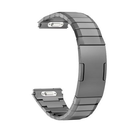 Huawei Watch GT 6 Pro 46 mm eredeti stílusú nyomógombos csatlakozású titánium szíj sötétszürke 1