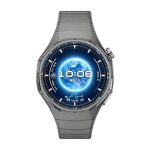 Huawei Watch GT 6 Pro 46 mm eredeti stílusú nyomógombos csatlakozású titánium szíj sötétszürke 3