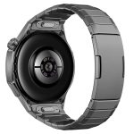 Huawei Watch GT 6 Pro 46 mm eredeti stílusú nyomógombos csatlakozású titánium szíj sötétszürke 4