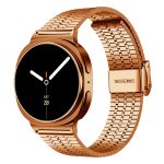 Samsung Galaxy Watch 8 rozsdamentes acél óraszíj rózsaarany 2