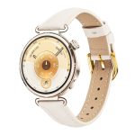 Huawei Watch GT 4 41 mm ívelt kialakítasú bőr óraszíj bézs 2