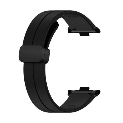 Xiaomi Redmi Watch 5 mágneses d-gyűrűs szilikon szíj fekete 1