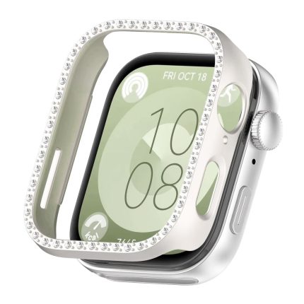 Huawei Watch Fit 3 okosóra csillagfény strasszköves pc tok 2