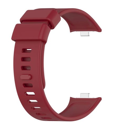 Xiaomi Redmi Watch 4 eredeti stílusú szilikon szíj bordó 1