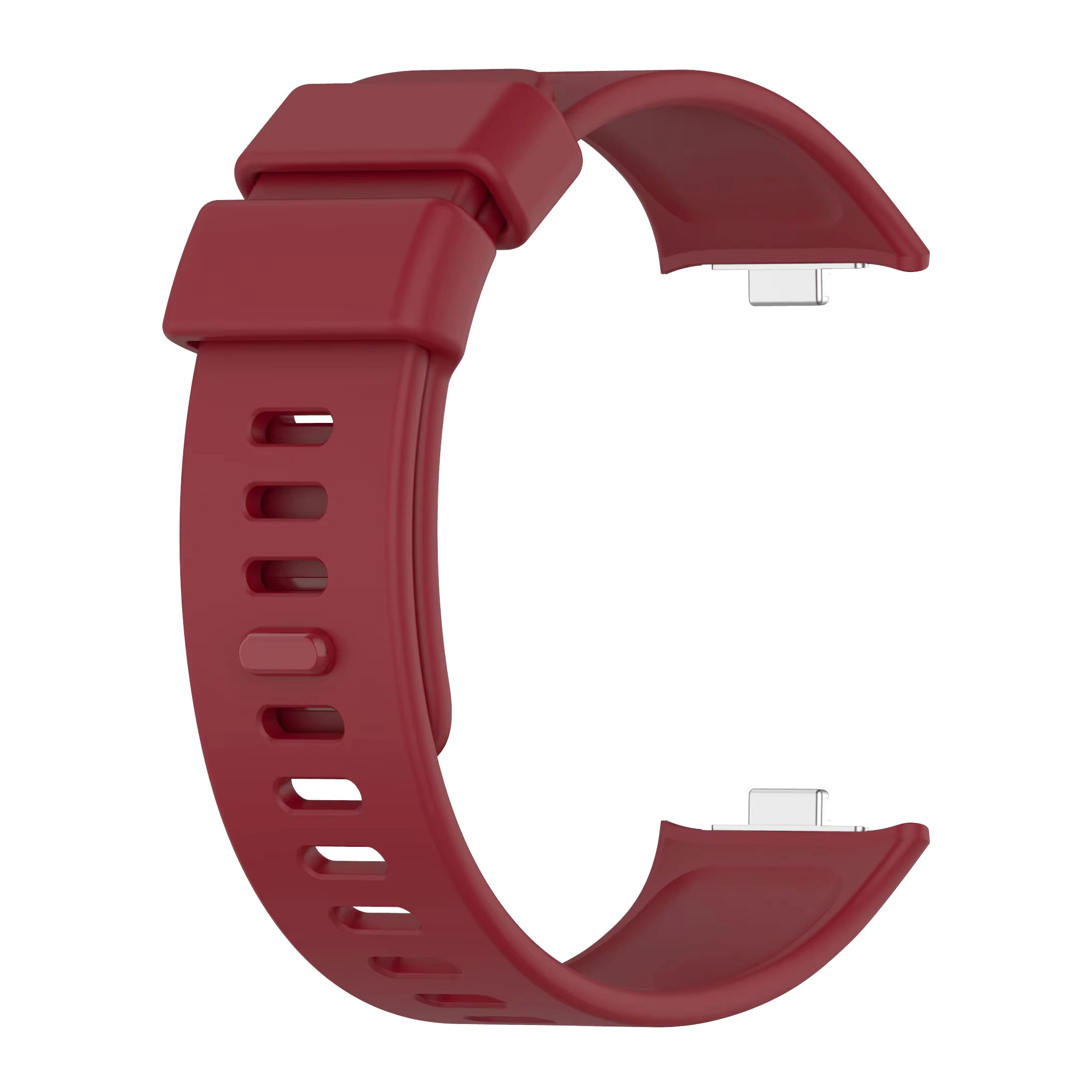 Xiaomi Redmi Watch 4 eredeti stílusú szilikon szíj bordó 1 Xiaomi Redmi Watch 4 eredeti stílusú szilikon szíj bordó 1