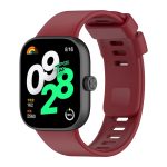 Xiaomi Redmi Watch 4 eredeti stílusú szilikon szíj bordó 2