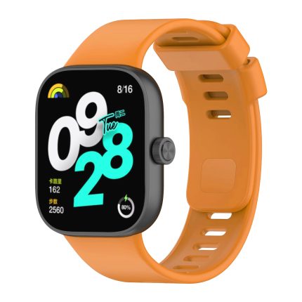 Xiaomi Redmi Watch 4 eredeti stílusú szilikon szíj narancs 2