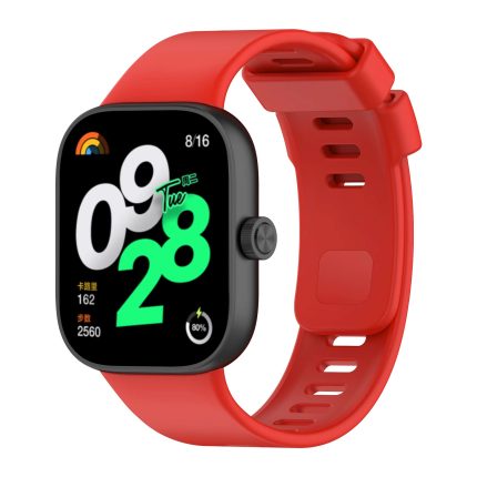 Xiaomi Redmi Watch 4 eredeti stílusú szilikon szíj piros 2
