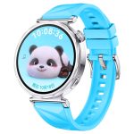 Huawei Watch GT 5 41 mm ívelt kialakítású eredeti stílusú gyémánt mintás szilikon óraszíj égkék 2