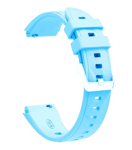 Huawei Watch GT 5 41 mm ívelt kialakítású eredeti stílusú gyémánt mintás szilikon óraszíj égkék 4