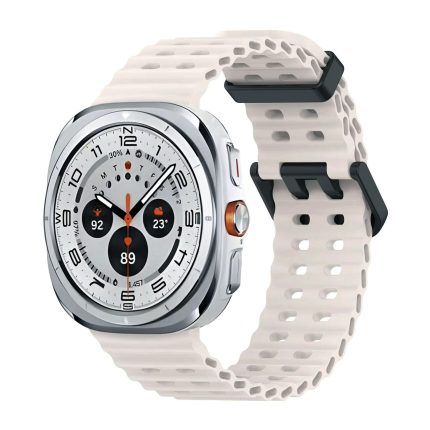 Samsung Galaxy Watch 8 Classic szilikon vízi szíj bézs 2