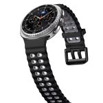 Samsung Galaxy Watch 8 Classic szilikon vízi szíj fekete-szürke 2