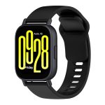 Xiaomi Redmi Watch 5 Active eredeti stílusú szilikon szíj fekete 2