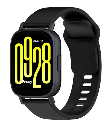 Xiaomi Redmi Watch 5 Active eredeti stílusú szilikon szíj fekete 2