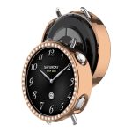 Xiaomi Watch S4 41 mm okosóra rózsaarany strasszköves pc tok 3