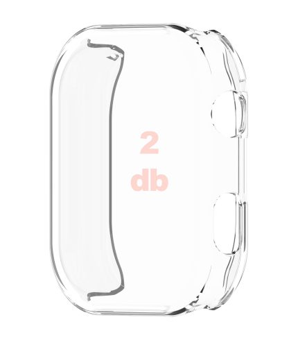 Xiaomi Redmi Watch 6 kijelzővédős átlátszó szilikon tok 4