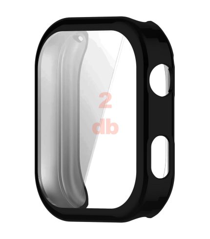 Xiaomi Redmi Watch 6 kijelzővédős fekete szilikon tok 4