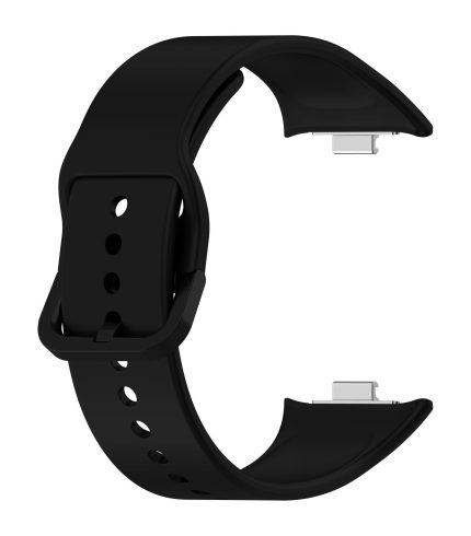 Xiaomi Redmi Watch 6 eredeti stílusú hagyományos csatos szilikon szíj fekete 3
