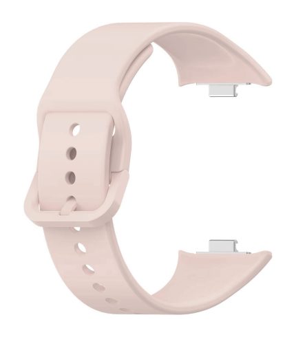 Xiaomi Redmi Watch 6 eredeti stílusú hagyományos csatos szilikon szíj púderrózsaszín 3
