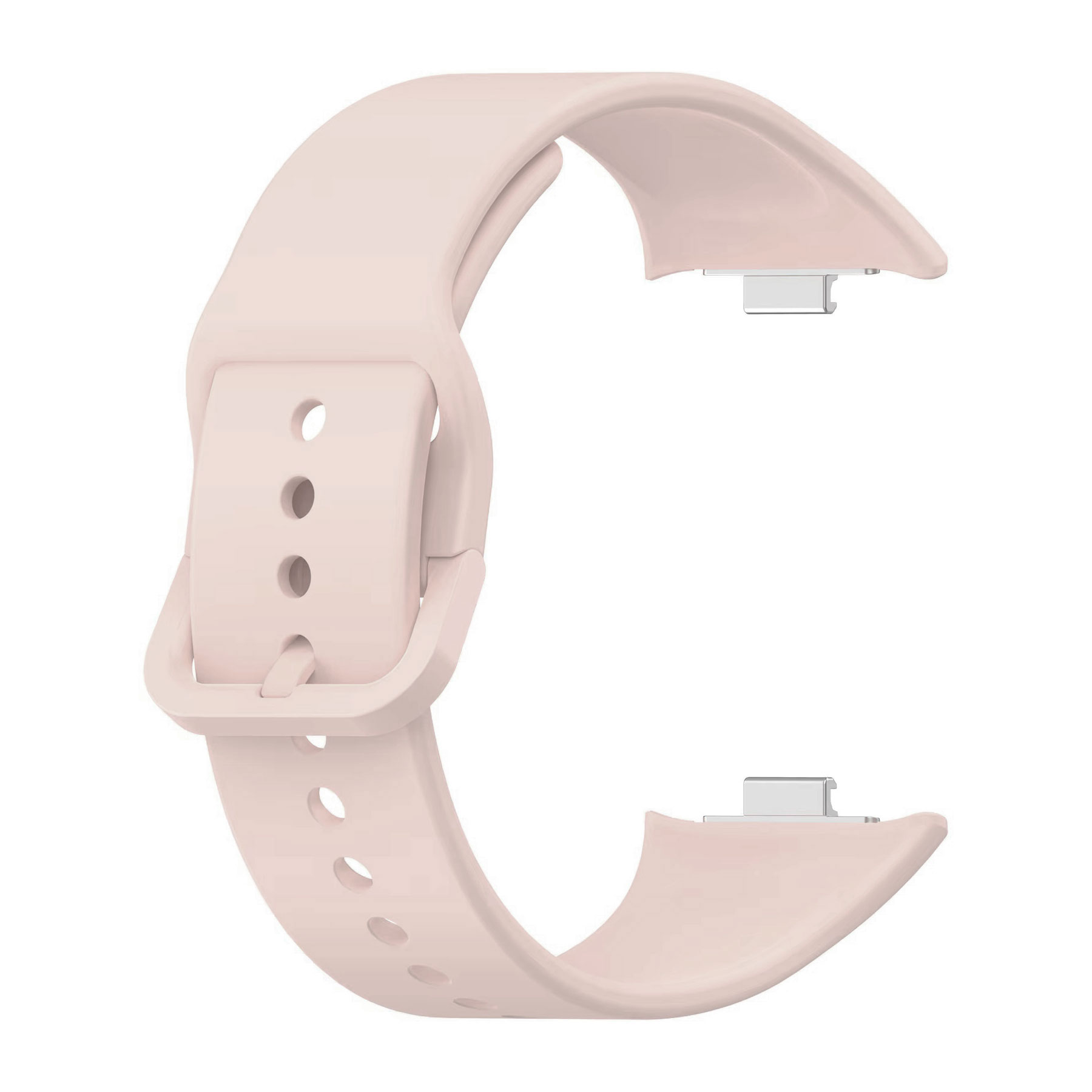 Xiaomi Redmi Watch 6 eredeti stílusú hagyományos csatos szilikon szíj púderrózsaszín 3 Xiaomi Redmi Watch 6 eredeti stílusú hagyományos csatos szilikon szíj púderrózsaszín 3