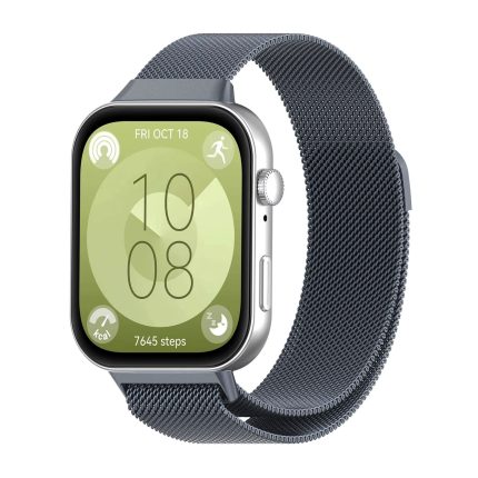Huawei Watch Fit 3 milánói fém óraszíj titánszürke 2